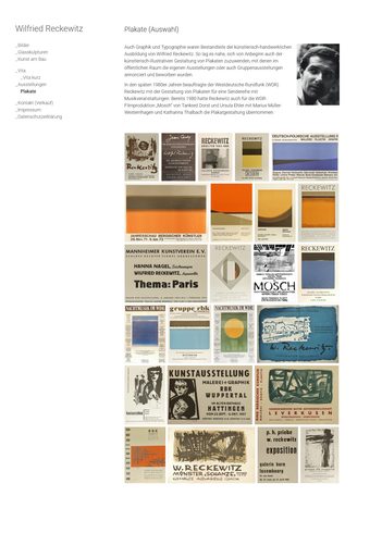 Website para artistas - pintor