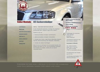 Website für KFZ-Sachverständigen