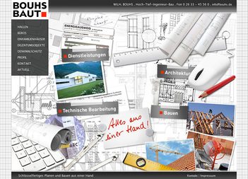 Webseite für Bauunternehmen