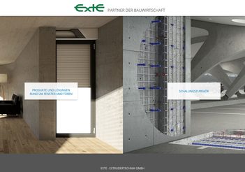 Site para empresa de acessórios para janelas, multilingue