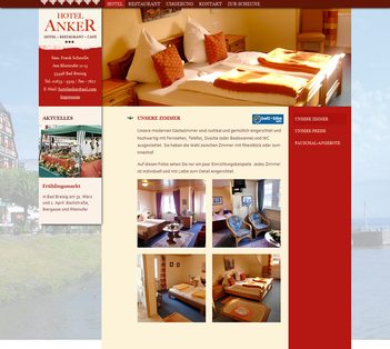 Site para Hotel - Restaurante