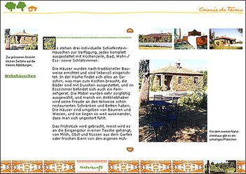 Website für Tourismus und Ferienhäuser